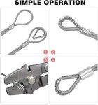 Wire Rope Crimp Kit with Sleeves and Thimbles