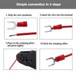 100pcs Insulated U-Type Wire Connectors Kit