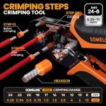 SOMELINE® Hex Crimp Tool Kit with 28 Ferrules