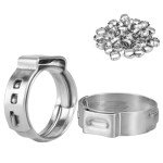 120 Pack of 3/8 Inch Stainless Steel PEX Rings