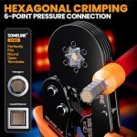 SOMELINE® Hex Crimp Tool Kit with 28 Ferrules