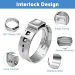 120 Pack of 3/8 Inch Stainless Steel PEX Rings