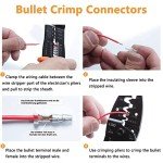 280-Piece Gold Wire Connector Set for Automotive Use