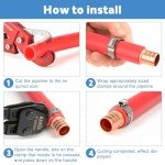 120 Pack of 3/8 Inch Stainless Steel PEX Rings