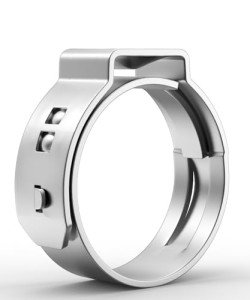 Bates 1-Inch Stainless Steel PEX Clamp Rings 50 Pack