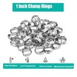120 Pack Stainless Steel PEX Crimp Rings