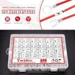 640PCS Non-Insulated Ring Terminal Connector Kit