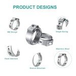 120 Pack Stainless Steel PEX Crimp Rings