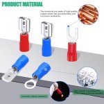 Spade Connector Kit with 15 Types of Terminals