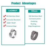 120 Pack Stainless Steel PEX Crimp Rings