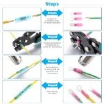 340 Pcs Waterproof Heat Shrink Connector Kit