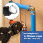 Stainless Steel PEX Cinch Clamp Rings, 50-Pack