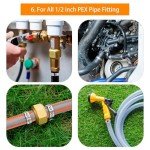 60 PCS 1/2" PEX Crimp Ring Cinch Clamps