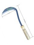 Gardening Hand Tools: Hoe, Sickle, and Scythe Set