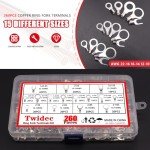 260PCS Copper Ring Fork Terminals Kit