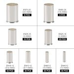 Silver Plated Copper Wire Ferrules Kit (166pcs)