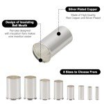 Silver Plated Copper Wire Ferrules Kit (166pcs)