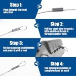 Fishing Crimping Pliers and Sleeves Tool Kit