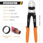 PEX Crimping Tool Combo with Go/No-Go Gauge