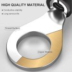 100 Pcs Insulated Ring Terminals - Red & Black