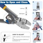 Wire Rope Crimping Tool Kit for Fishing Lines
