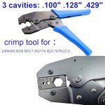 Coaxial Cable Crimping Pliers for LMR400 and More