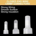 Sydien 1000 Pcs Nylon Crimp Connector Caps