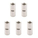 Teansic 5PCS Non-Insulated Butt Connectors for DIY
