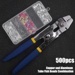 Fishing Crimping Pliers and Sleeves Tool Kit