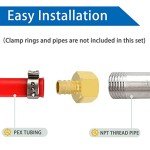 12PCS Brass PEX 1/2" Female NPT Adapters