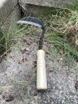Gardening Hand Tools: Hoe, Sickle, and Scythe Set