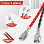 QTEATAK Double Head Spade Terminal Assortment Kit