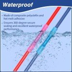 Kevenry 280 PCS Waterproof Heat Shrink Connectors