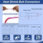 Kevenry 280 PCS Waterproof Heat Shrink Connectors