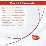 QTEATAK Double Head Spade Terminal Assortment Kit