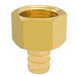 12PCS Brass PEX 1/2" Female NPT Adapters
