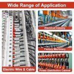 QTEATAK Double Head Spade Terminal Assortment Kit