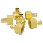 12PCS Brass PEX 1/2" Female NPT Adapters