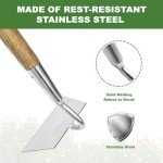 Haliaeetus Long Handle Gardening Hoe for Weeding