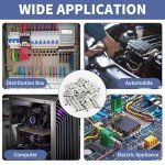 284PCS Non-Insulated Butt Connectors Kit for Wiring