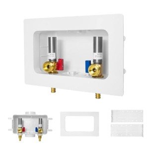 GUOFIS Washing Machine Outlet Box 2-Pack