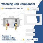Guofis Washing Machine Outlet Box - 2-Pack