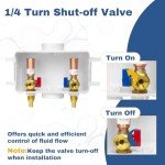 GUOFIS Washing Machine Outlet Box - 2 Pack