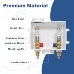 5-Pack Washing Machine Outlet Box with Hammer Arrestor