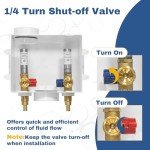 5-Pack Washing Machine Outlet Box with Hammer Arrestor