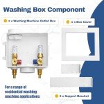 GUOFIS 50-Pack Laundry Washer Outlet Box Set