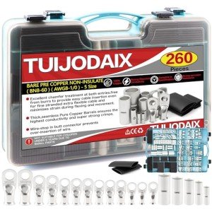 260-Piece Battery Connector and Heat Shrink Kit