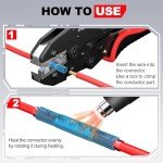 500 Pcs Waterproof Heat Shrink Butt Connectors