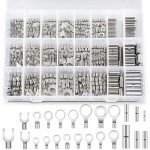 600pcs Non-Insulated Ring Terminal Connection Kit