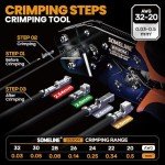 27 Piece Crimp Tool Connector Kit for AWG